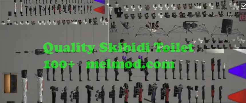 Quality Skibidi Toilet pack 1