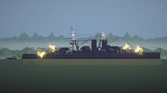 USS ARIZONA with Boat 1