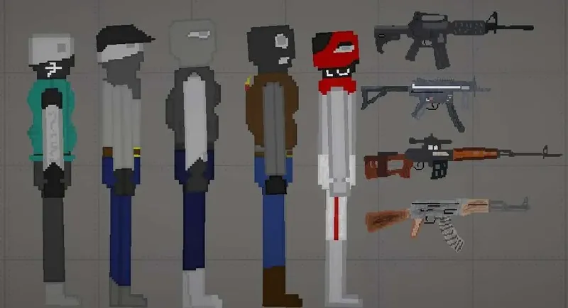 criminals, police and military NPC 1