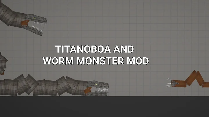 TITANOBOA AND WORM MONSTER snake 1
